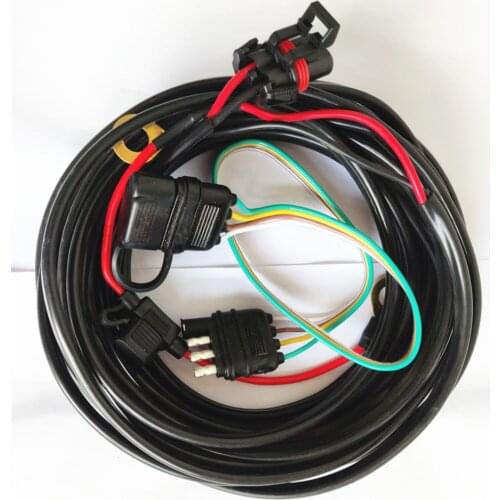Vehicle Wiring Harness with 4 Pins Connector For Bruno ASL-250 ASL-275 Out-sider Connects lift to vehicles battery