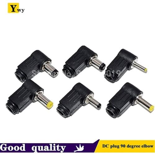 10Pcs DC plug 90 degree elbow 5.5*2.1mm DC power plug wiring assembly 5.5*2.5mm welding wire type 4.8x1.7mm 4.0x1.7mm 3.5x1.35mm