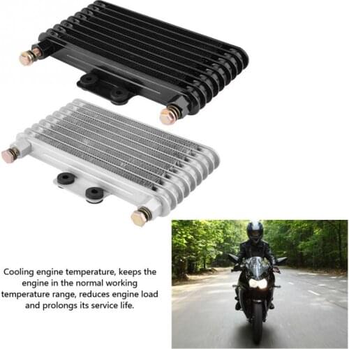 125ml Motorcycle Oil Cooler Oil Cooler Engine Oil Cooling Radiator System Kit for Honda GY6 100CC-150CC Engine New Arrive