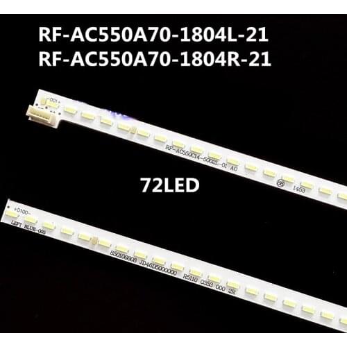 72led 2pcs LED backlight strip72led 2pcs LED backlight strip RF-AC550A70-1804/L-21 RF-AC550A70-1804R-21 for Chong hong 55Q1F 55Q