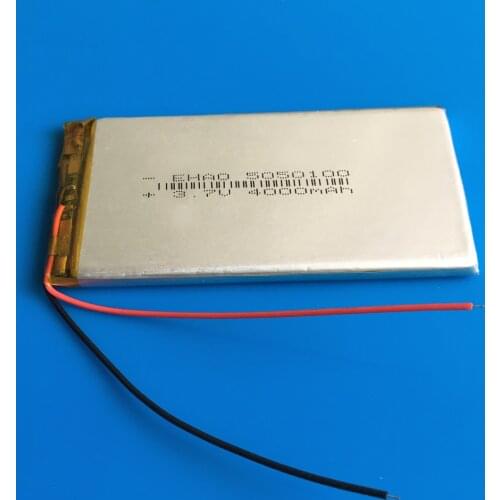 5050100 3.7V 4000mAh lithium polymer rechargeable li ion battery for GPS DVD PDA PAD power bank e-book camera tablet PC laptop