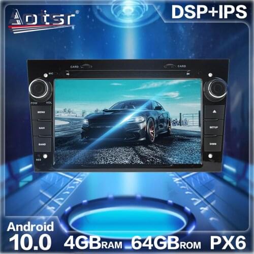 Aotsr Android 10.0 4GB+64GB Car Radio Player GPS Navigation DSP For Opel Car Auto Stereo Video Multimedia No DVD Player Headunit
