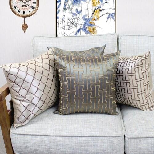 Free Shipping 40/45/50cm Polyester Fabric Silk Look Thick & Strong Fabric Bonded Embroidery Cushion Cover l HT-PCTEC-H-B