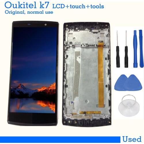 No New Display, Scratch, Lcd Module Okitel K7 Digital Touch Screen, Original,Normal Use