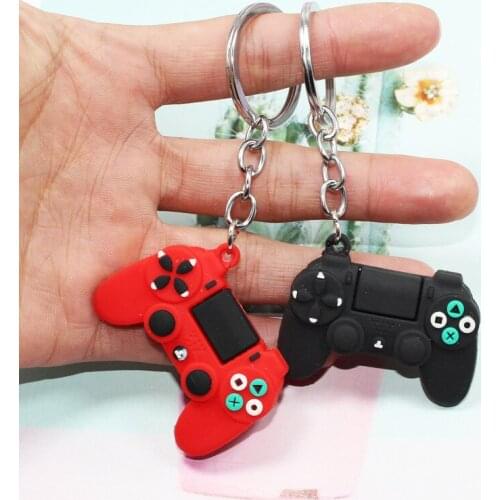 New Creative Simulation Game Christmas Gift Keychain Ring Pendant Men and Women Couple Key Chain Pendant Dropshipping