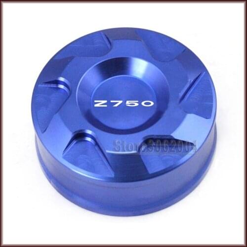 For Kawasaki Z750 Z-750 2007-2010 2009 2008 Z750R 2011-2012 Motorcycle Accessories Rear Brake Fluid Reservoir Cover Cap CNC