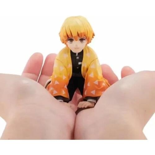 Kimetsu No Yaiba Demon Slayer Agatsuma Zenitsu Figure Kamado Nezuko Action Figure Kamado Tanjirou Toy