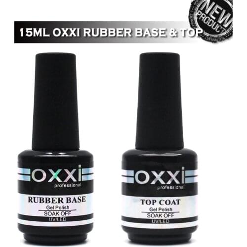 OXXI New Nail Rubber Base Coat Thick Gel Varnish Semi Permanant UV Gellak Primer for Nails Matte Top Coat Nail Art Hybrid Tops