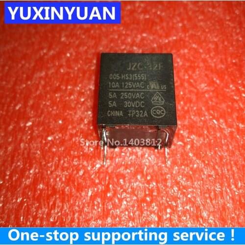 JZC-32F-005-HS3 HF32F-5V-HS 10pcs/lot
