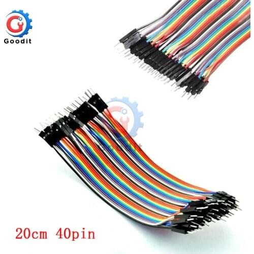 20CM 40PIN Dupont Line Male to Male + Female to Male and Female to Female Jumper Wire Dupont Cable for arduino DIY Kit 40 pin