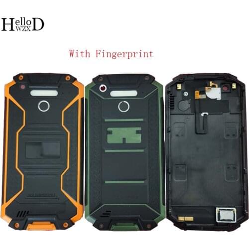 Battery Cover Door For Oukitel K10000 Max Battery Door Back Cover Rear Wth Fingerprint flex cable Housing Case