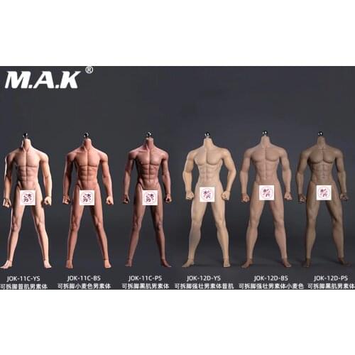 JIAOU DOLL 1/6 JO-K10A/11C/12D Muscular Male Figure 12'' Suntan Seamless Body Toy in stock