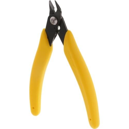 12.5cm Carbon Steel Mini Wire Cutter Flush Cut Pliers Micro Shear Flush Cutter Tool for Cutting Soft Wire