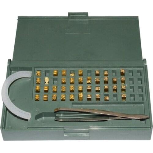 Brass 3*3.5*6.8mm roller stamping letters for stamp coding machine