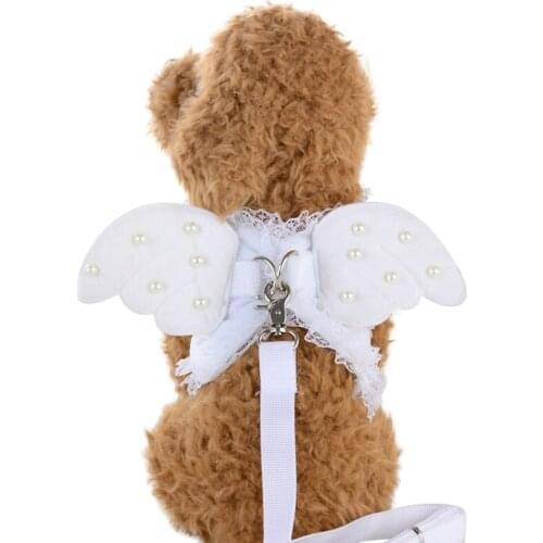 Breathable Mesh Small Dog Pet Harness and Leash Set Puppy Cat Vest Harness Collar Adjustable Leashes