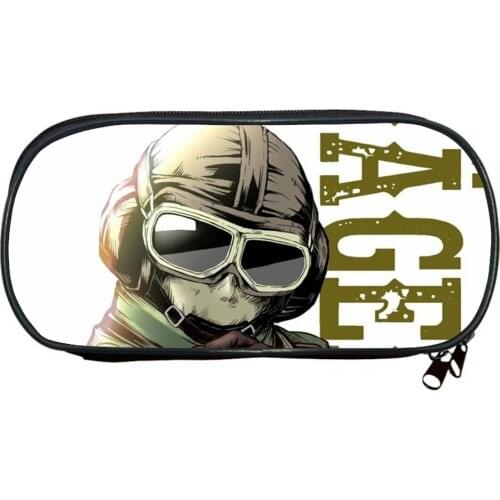 Rainbow Six Siege Pencil Case Student Office Stationery Box Boy Pencil Case Girl Makeup Bag Back To School Gift Kids Storage Bag