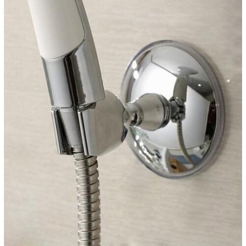 Adjustable Strong Suction Cup Shower Head Holder Bracket Stand 360degree Swivel