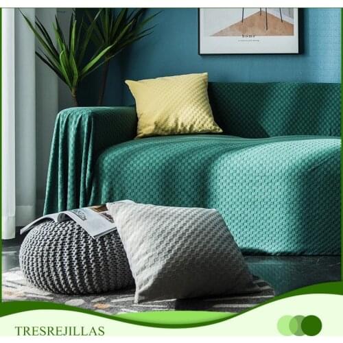 Nordic Knitted Sofa Cover Throw Thread Blanket on The Bed Sofa Plaid Travel Camping Nap Blankets Soft Towel Bed Plaid Tapestry