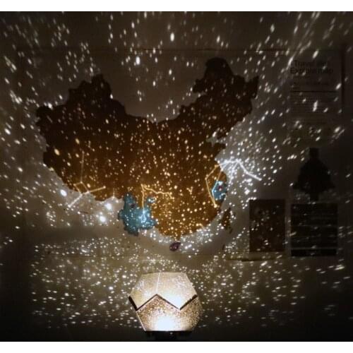 Magic Play LED Starry Sky Projection Lamp 3 Colors Projection Lights For Kids Bedroom Stars Starry Light USB Type Night Lamp