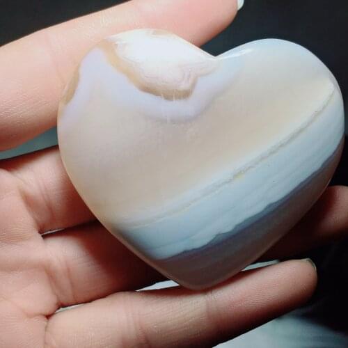 Cherry agate heart