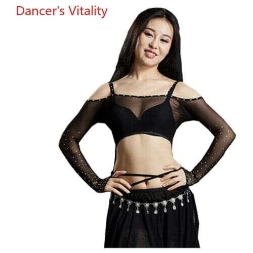 Womens long sleeve Stones top belly dance bellydace accessories based on bellydance women body belly dance shirt 8 colors