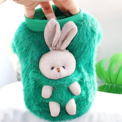 Winter Dog Coat Jacket Pet Clothes Rabbit Warm Dogs Pets Clothing Chihuahua Puppy Clothes for Small Dogs Bulldog Ropa Perro Pug