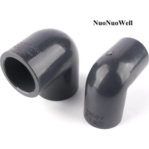 1pc ANSI Inner Dia 21.34~141.3mm Hi-Quality UPVC Elbow Connectors Aquarium Tank Garden Irrigation Drinking Water PVC Pipe Joints