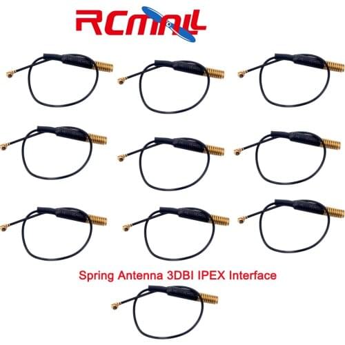 10pcs/lot 433M Spring Antenna 3DBI IPEX Interface 50ohm for Lora RA-02 Module FZ2631D