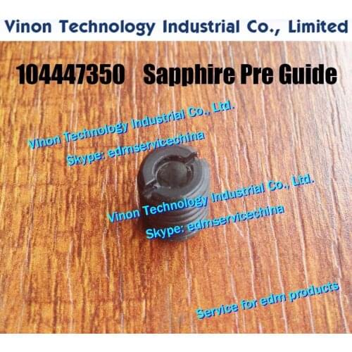 104447350 edm Sapphire Pre Guide Ø0.85mm C108 Upper for ROBOFIL 230,240,440 Set Screw 104.447.350, 100444736, 444.736, 444.735