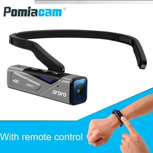4K photo /Video Camcorder HD 1080P Hand-free wearable Digital mini camera wearable devices Support 64GB