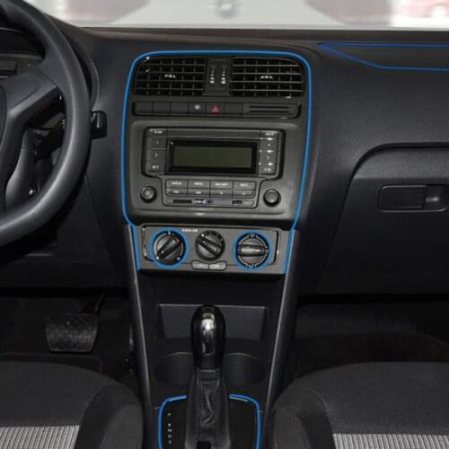 5M Interior Sticker Decoration Strips Car Styling For Volvo S40 S60 S80 XC60 XC90 V40 V60 C30 XC70 V70/Mini Cooper R50 R52 R53