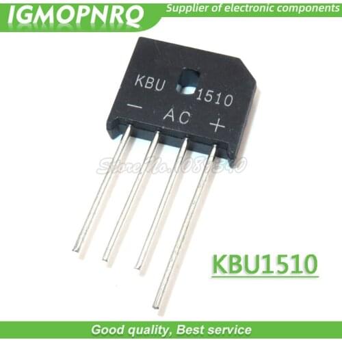 5PCS KBU1510 KBU-1510 15A 1000V diode bridge rectifier IGMOPNRQ