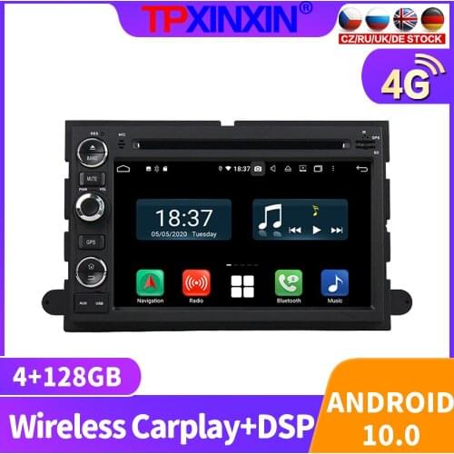 128GB Android 10 For Ford F-150 2006 - 2009 Car Radio Multimedia Video Player Navigation Stereo GPS Accessories Auto 2din DVD