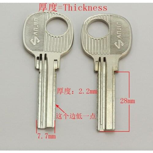 B286 Wholesale Locksmith Brass House Home Door Blank Empty Key Blanks Keys 20 pieces/lot