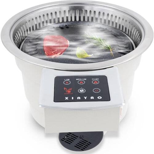 Smoke-free Barbecue Oven Electric Baker Commercial Korean Barbecue Pit Hot Pot Infrared Environmental Electric Oven XYK20000