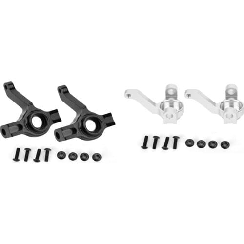 For RGT 86100 EX86100 1/10 RC Crawler Car Upgrade Parts Metal Steering Cup Hub Holder with Bushing