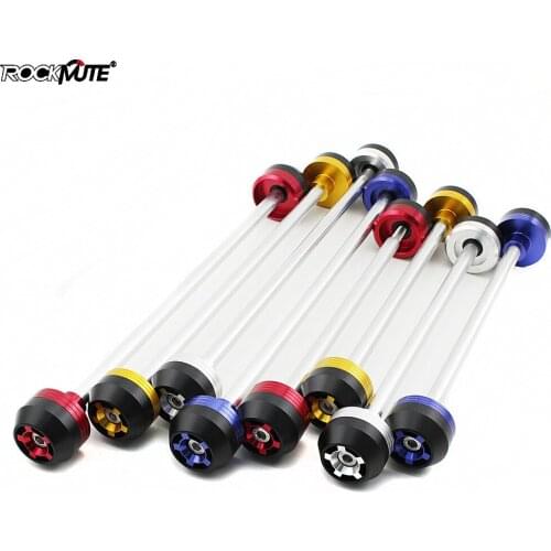 For SUZUKI GSX-R1000 2016 2017 2018 2019 Motorcycle Front or Rear Axle Fork Wheel Protector Crash Slider Pad