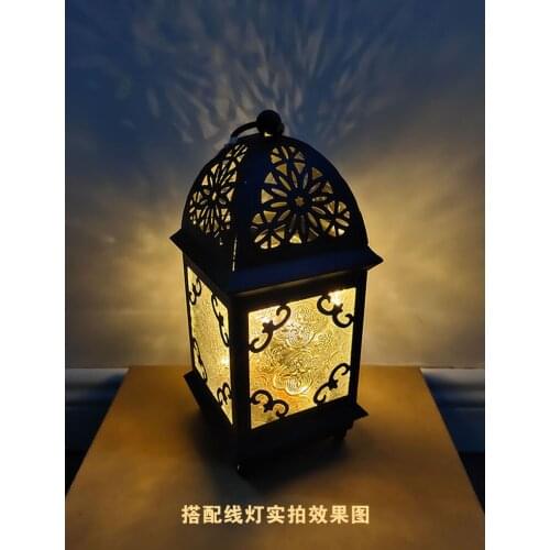 European style candle holder retro iron art home candle holder decoration Nordic romantic candlelight dinner props