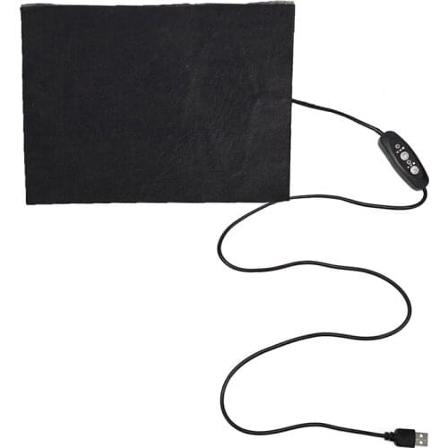 Carbon Fiber Heating Pad Hand Warmer USB Heating Film Electric Winter Infrared Fever Heat Mat