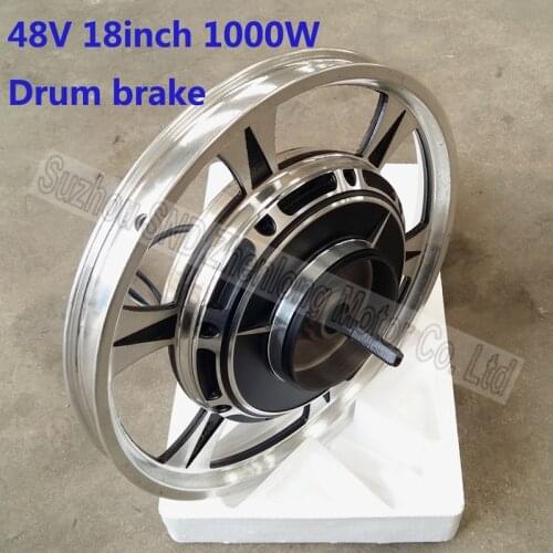 Customized 18 inch e-scooter motor 48V 1000watt /high speed brushless DC bike motor diy parts G-M051