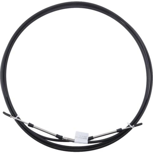 2pcs Black 080 Series Type Boat Marine Throttle & Shift Control Cable 16 FT