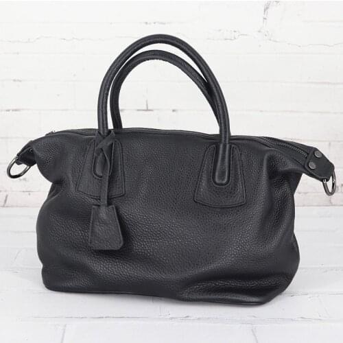 Classic Luxury Handbags Women Bags 100% Natural Cowhide Tote Lady Shoulder Crossbody Bags 2021 High Quality Black Purses Mochila