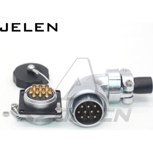 WEIPU WS28 serie 2 3 4 7 8 9 10 12 16 17 20 24 26 pin Right angle elbow plug socket connector, Metal waterproof connector IP67