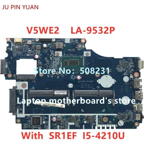 For ACER E1-532 E1-572 E1-572G motherboard V5WE2 LA-9532P With i5 CPU NBMFM1100M Laptop Motherboard All functions fully Tested