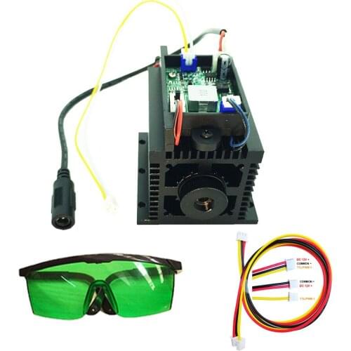 Powerful Head 15W Laser Diode Module Diy Cutter Engraver TTL 15000mW Without Power Supply