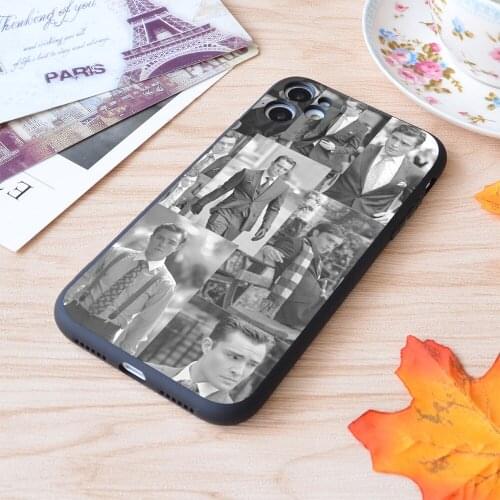 For iPhone Chuck Bass Collage Print Soft Matt Apple iPhone Case