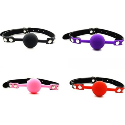 Soft Silicone Oral Fetish Open Mouth Gag Bondage Gear Slave Gag Ball Bdsm Toys Fun Sex Games Adult Toys Sex Toys for Women