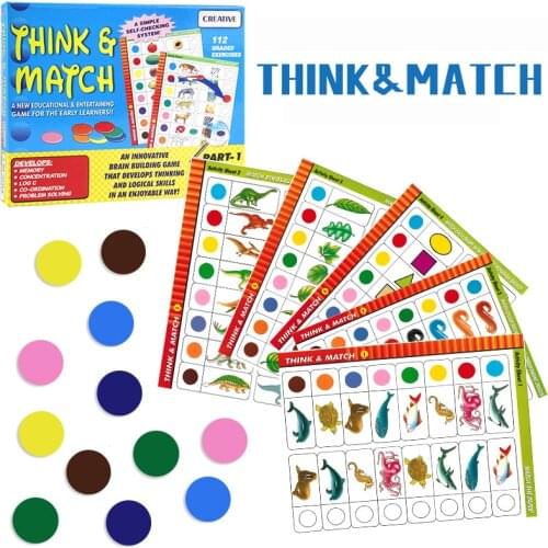 Early Learning Educational Cards Kids Cognitive Toys Montessori Aids Thinking And Matching Toy Animal Shape Color Study 2021 NEW
