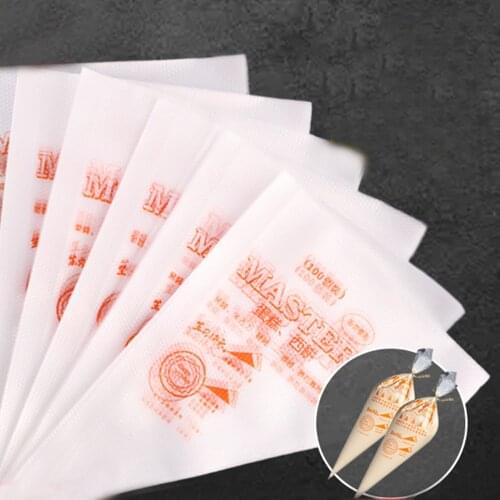 Disposable Piping Bags Large Size Pastry Bag Icing Fondant Cream Bag Cake Decorate Tools Cupcake Nozzles Cook Baking Supplies