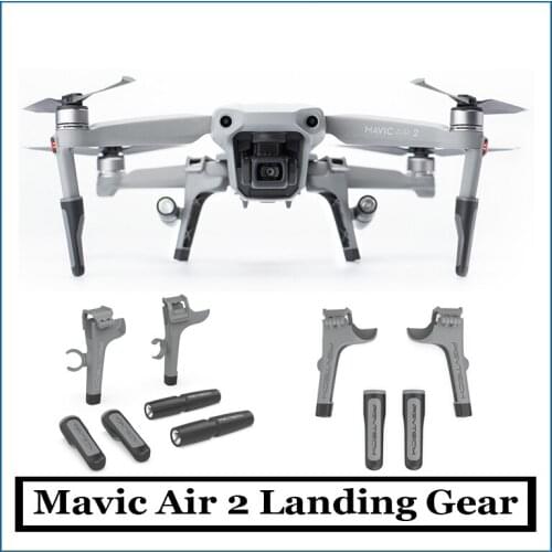 Original PGYTECH Mavic Air 2 Landing Gear With Led Headlamp Set Leg Support Protector Extension For DJI Mavic Air 2S Accessories